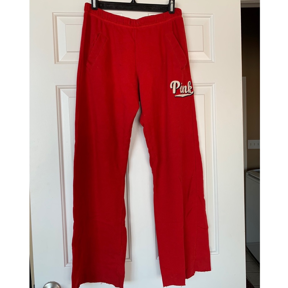 VS Pink Bootcut Sweatpants Size Small